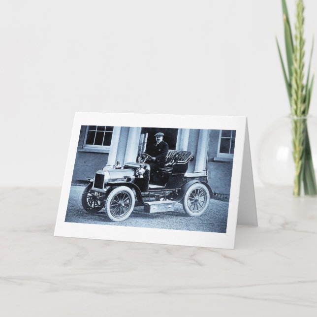 Cartão Automóvel Automóvel Automóvel 1907 - Vintage (Frente)