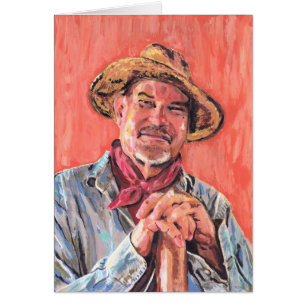 Cartão Autoretrato, homenagem a Vincent