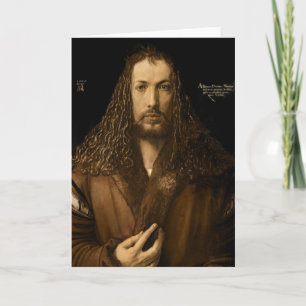 Cartão Autorretrato aos 28 anos, 1500