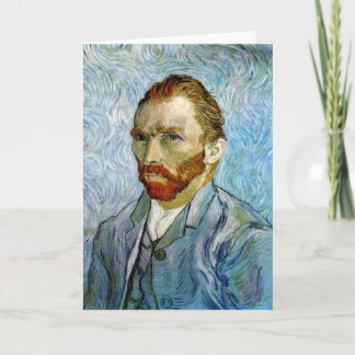 Cartão Autorretrato c.1899, Vincent Van Gogh