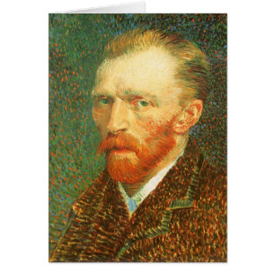 Cartão Autorretrato de Vincent van Gogh