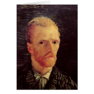 Cartão Autorretrato de Vincent van Gogh, Arte Fino Antigo