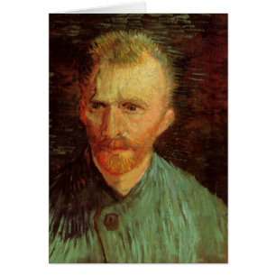 Cartão Autorretrato de Vincent van Gogh, Arte Fino Antigo