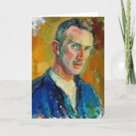 Cartão Autorretrato (por Magnus Enckell)