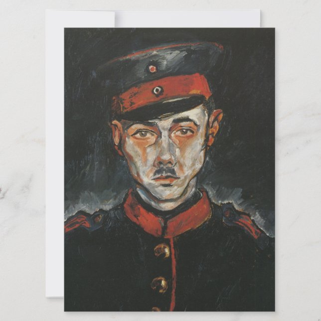 Cartão Autorretrato (por Walter Gramatté) (Frente)