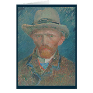 Cartão Autorretrato, Vincent van Gogh