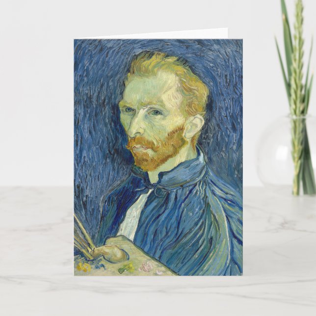 Cartão Autorretrato | Vincent van Gogh (Frente)