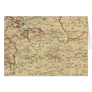 Cartão Autriche, Prusse, Confidencial Germanique, Colôni