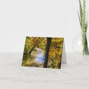 Cartão Autumn At James River Bend Thinking Of You Card