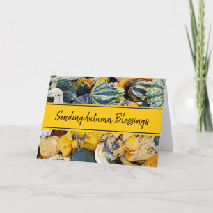 Cartão Autumn Blessings, Thinking About You