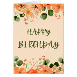 Cartão Autumn Blooms