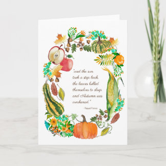 Cartão Autumn Card Art for Charity