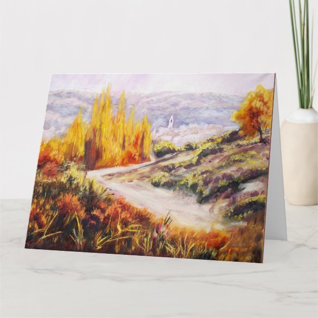 Cartão Autumn colors (Frente)