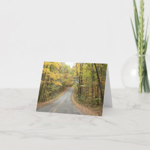 Cartão Autumn Drive Notecard