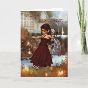Cartão Autumn Fairy Card