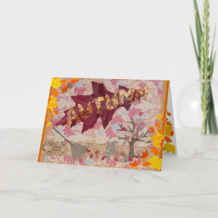 Cartão Autumn Greetings!