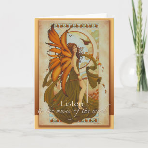 Cartão Autumn Harmony Faery Card by Teri Rosario