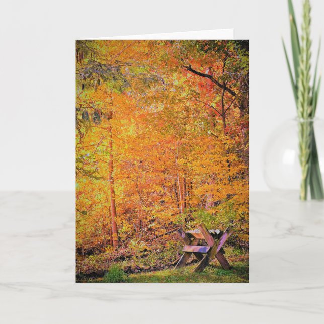 Cartão Autumn Magic (Frente)