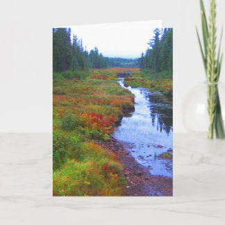 Cartão Autumn River Landscape