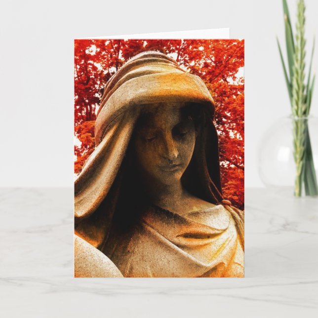 Cartão Autumn Sorrow (Frente)