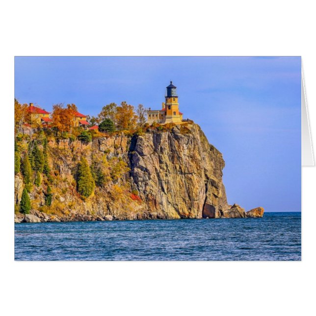 Cartão Autumn Split Rock (Frente Horizontal)