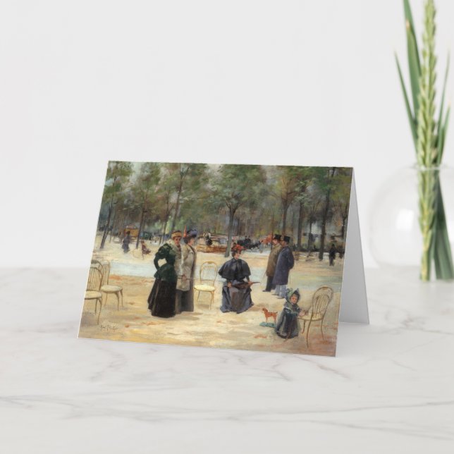 Cartão Aux Champs-Élysées | Louis Abel-Truchet (Frente)