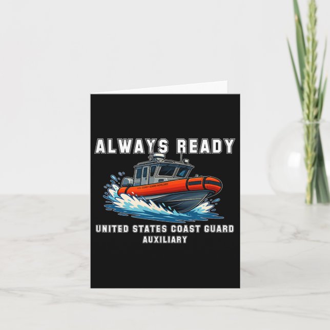 Cartão Auxiliar de Guarda Costeira dos Estados Unidos _ A (Frente)