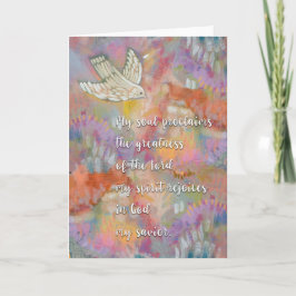 Cartão avançado ou Páscoa, Fiat de Mary