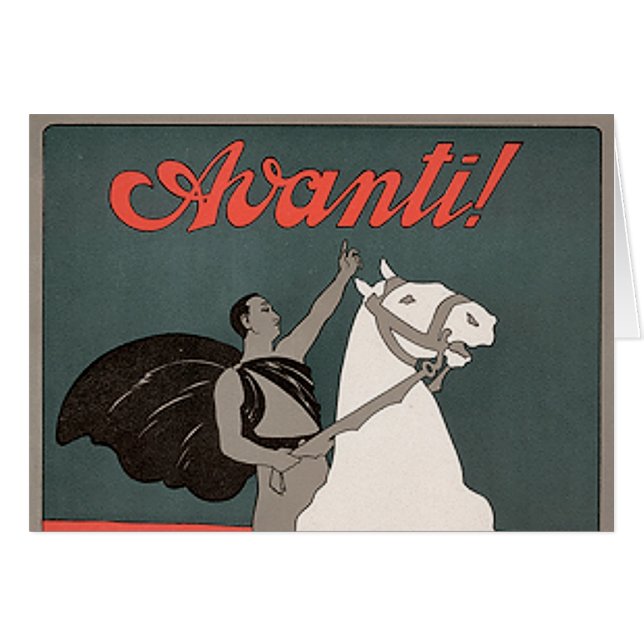 Cartão Avanti (Frente Horizontal)