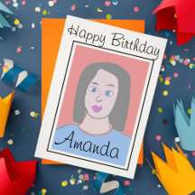 Avatar de Melhor Amiga Personalizado de Aniversári