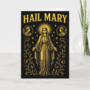 Cartão Ave Maria - Arte Cristã Nossa Senhora de Guadalupe