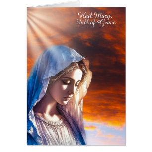 Cartão Ave Mary