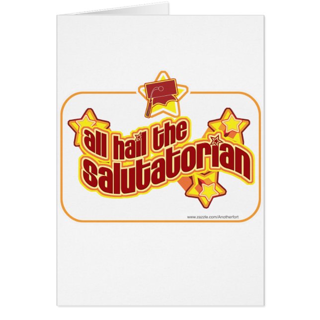 Cartão Ave o salutatoriano (Frente)