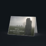 Cartão Avebury Winter Solstice Blessings<br><div class="desc">Avebury Winter Solstice Blessings Card Pagan bênção para celebrar o solstício em 21 de dezembrorua.</div>