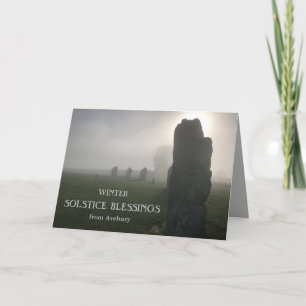 Cartão Avebury Winter Solstice Blessings