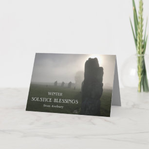 Cartão Avebury Winter Solstice Blessings