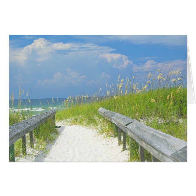 Cartão Aveia do mar do ouro (Frente horizontal)