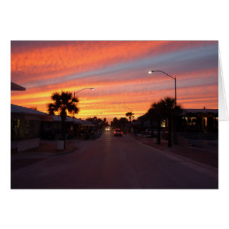 Cartão Avenida Flagler - Nova Praia de Smyrna, FL