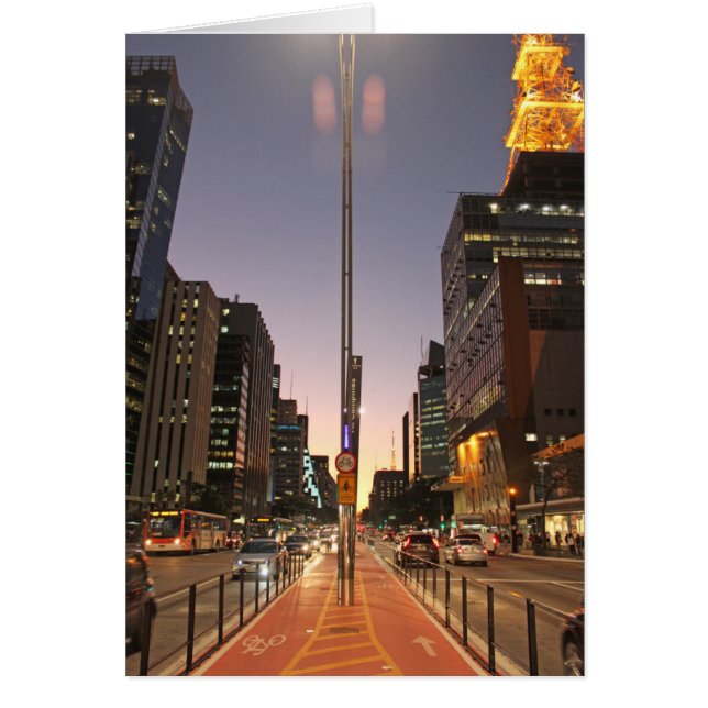 Cartão Avenida Paulista - São Paulo (Frente)