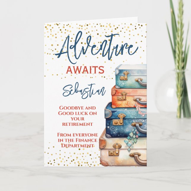 Cartão Aventura Aguarda Reforma (Frente)