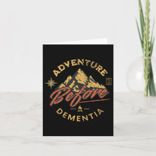 Cartão Aventura Antes da Demência Homens Hikers