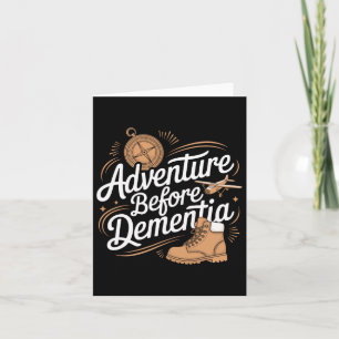Cartão Aventura antes da demência Viagem selvagem