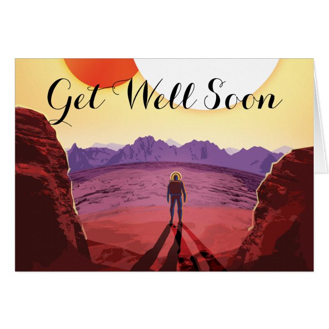 Cartão Aventura do Planeta de Destino do Kepler Space Via (Frente Horizontal)