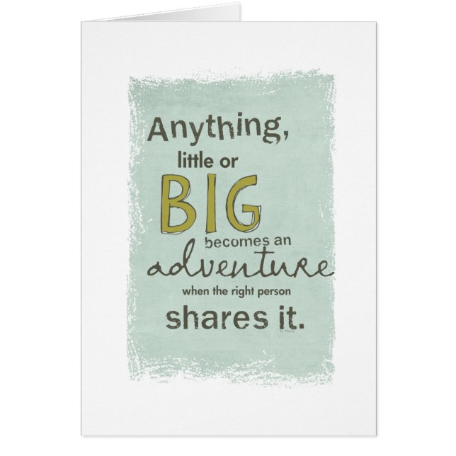 Cartão aventura grande (Frente)