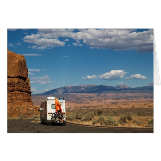 Cartão Aventuras em Utah (Frente horizontal)