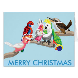 Cartão Aves de Natal australianas