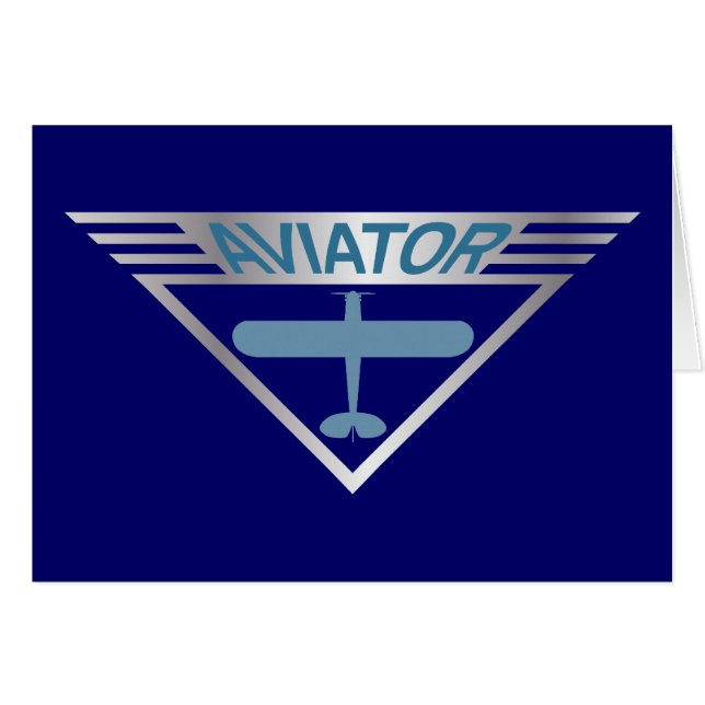 Cartão Aviador (Frente Horizontal)