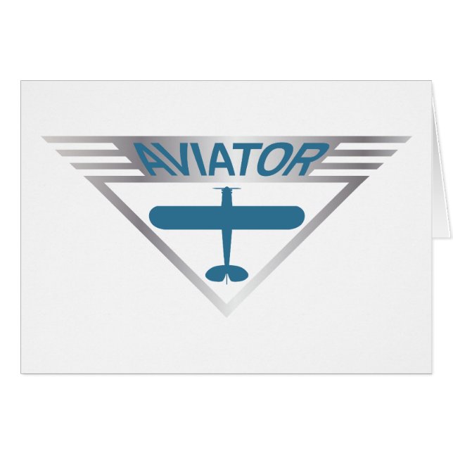 Cartão Aviador (Frente Horizontal)