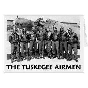 Cartão Aviadores de Tuskegee