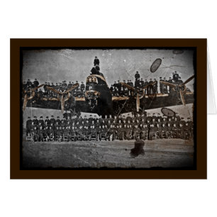 Cartão Aviadores em um Avro Lancaster